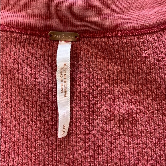 Free People Kombucha Cuff thermal, Washed Red - Picture 3 of 4